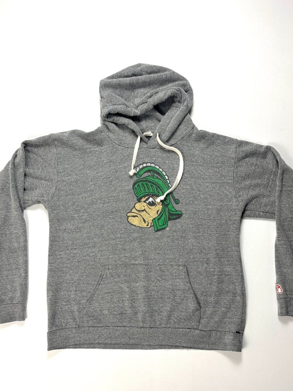 Michigan State University Mitten State Hoodie Gray XL/XXL MSU Gruff Sparty USA
